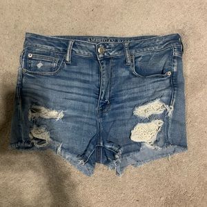 denim shorts